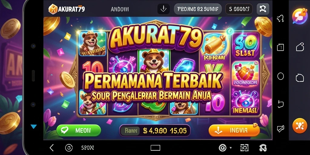 Screenshot utama AKURAT79 menampilkan aksi gameplay Slot yang mendebarkan.
