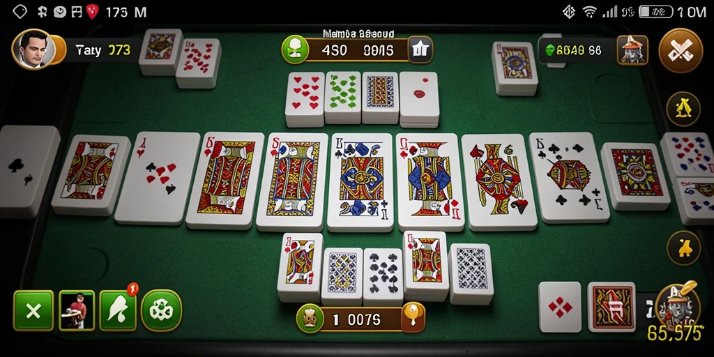 Tampilan gameplay Domino yang menarik dan seru di D73.