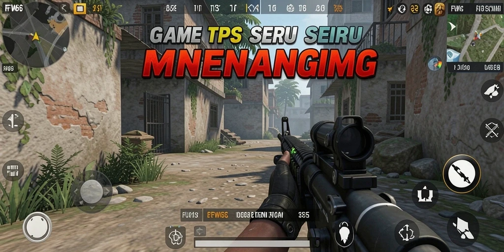 Screenshot utama menampilkan aksi mendebarkan dalam game TPS FW66.