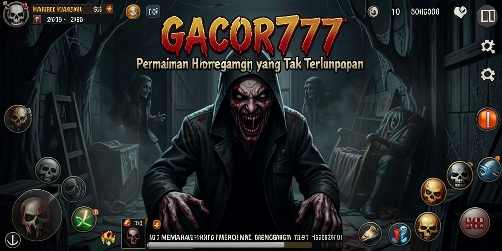 Tangkapan layar menampilkan suasana menegangkan dalam gameplay GACOR777.