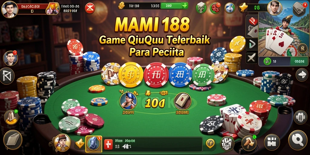 Tampilan gameplay QiuQiu di MAMI188 yang menarik.