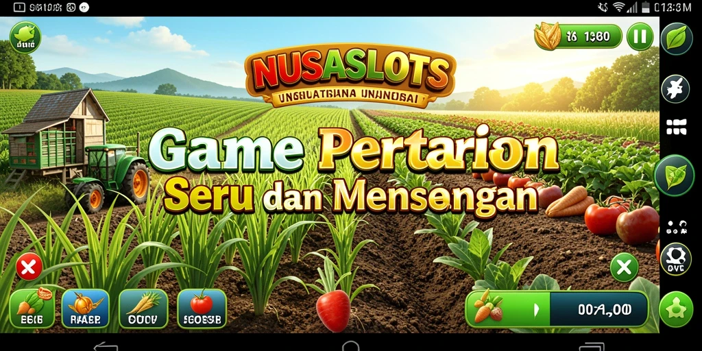 Gameplay menarik di dunia pertanian NUSASLOTS.