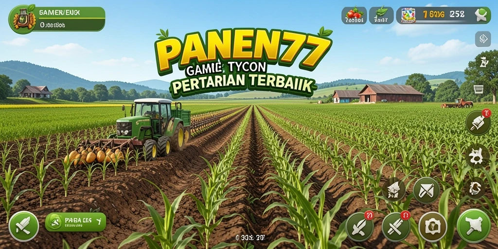 Tampilan gameplay seru dan menantang di PANEN77.