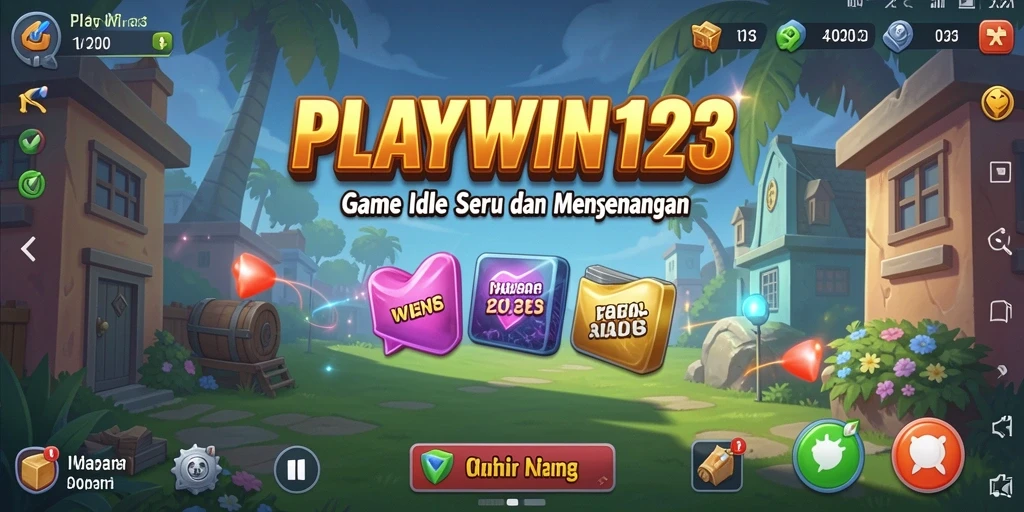 Tangkapan layar gameplay menunjukkan fitur menarik dari PLAYWIN123.