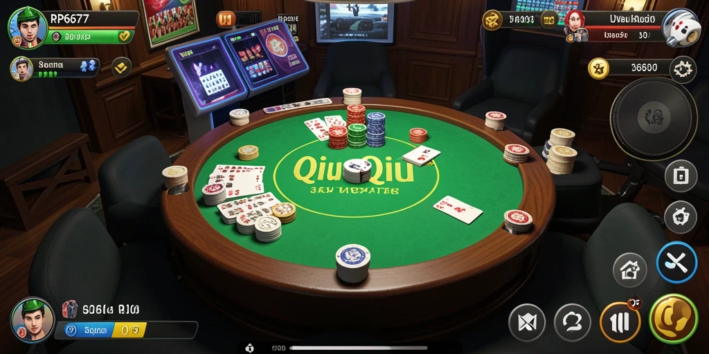 Gameplay QiuQiu yang menegangkan di RP6677.