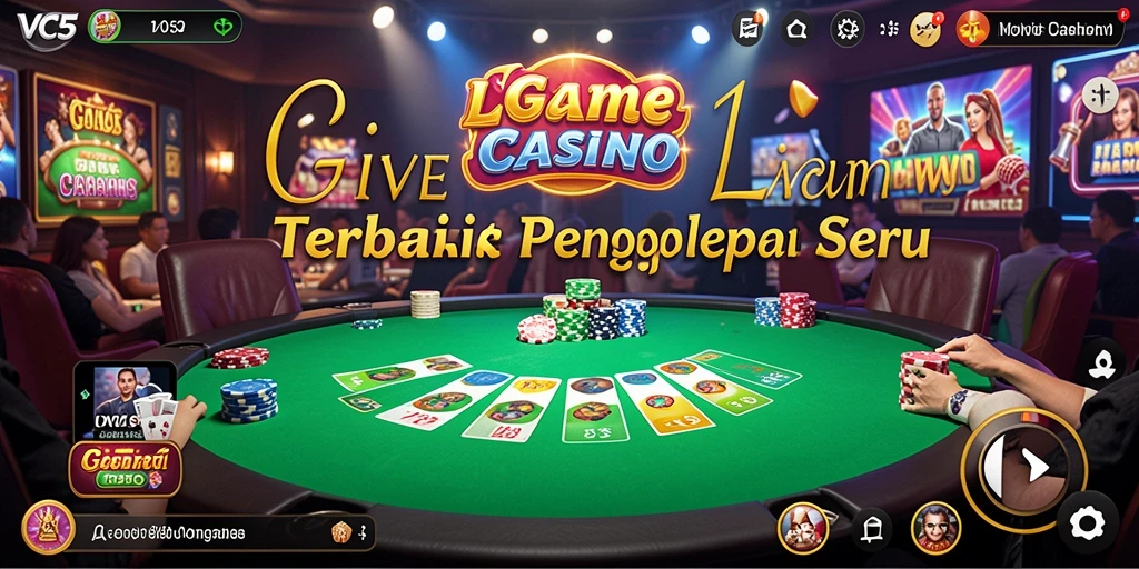 Screenshot gameplay Live Casino yang mengasyikkan dari VC5.